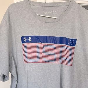 Under Armour USA American flag t shirt